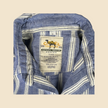 Chemise CAMEL collection vintage bleu & blanc - Taille S