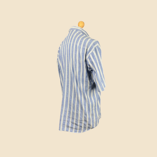 CAMEL vintage collection blue & white shirt - Size S