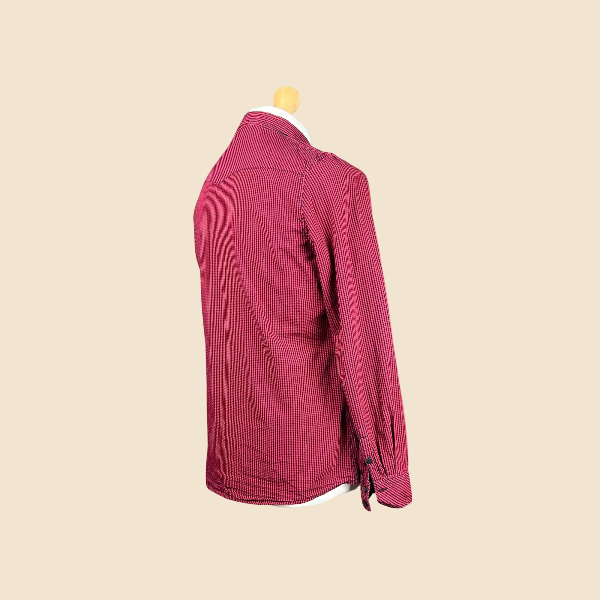 Chemise WRANGLER rouge & noire - Taille L